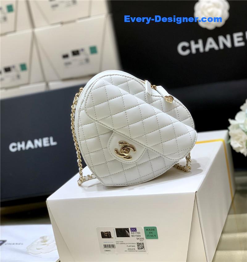 ch**el D1am0nd heart bag large