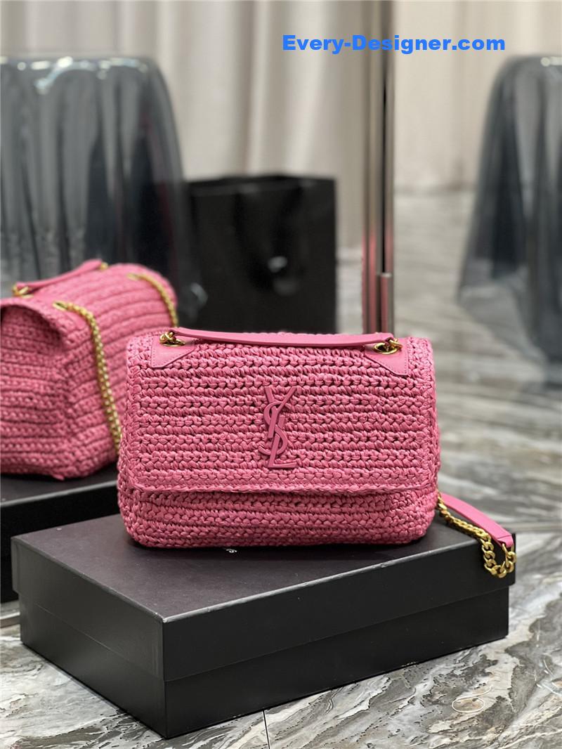 Y51 niki raffia bag