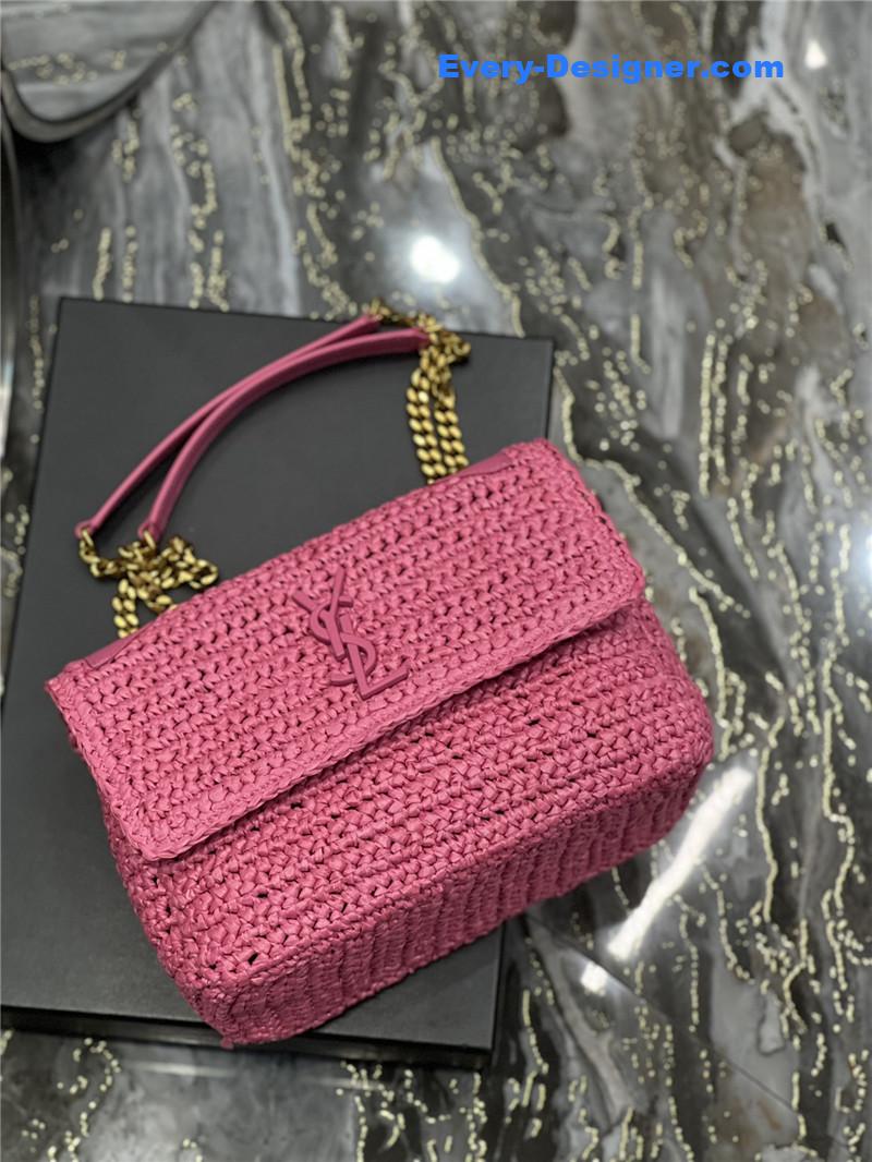 Y51 niki raffia bag