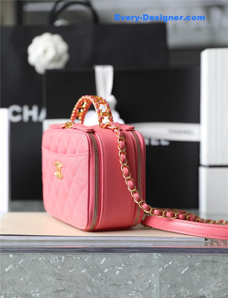 Ch**el vanity case handle camera bag small