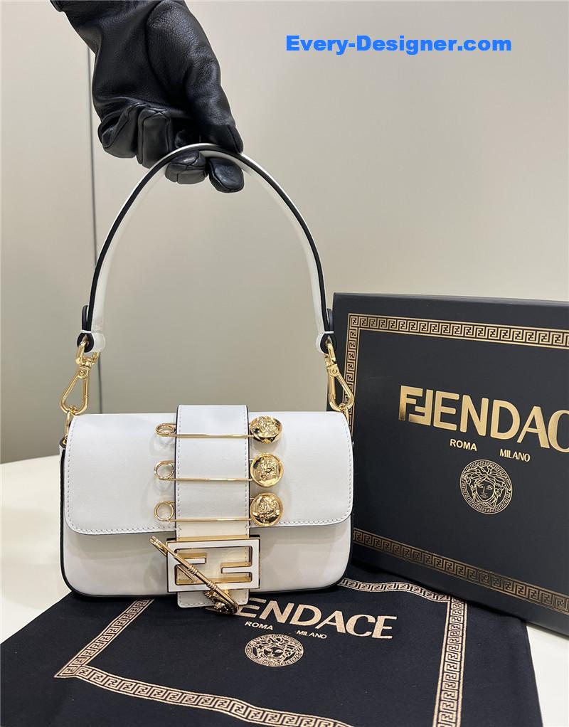 F**di x versace baguette hobo bag