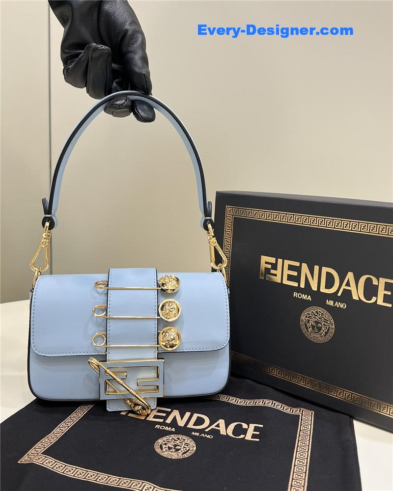 F**di x versace baguette hobo bag