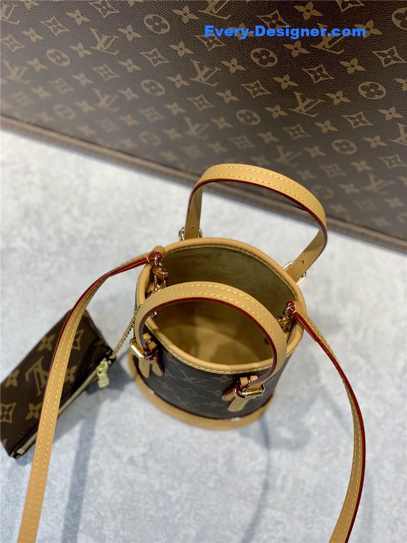 l0vis Vvtt0n lv nano bucket monogram bag