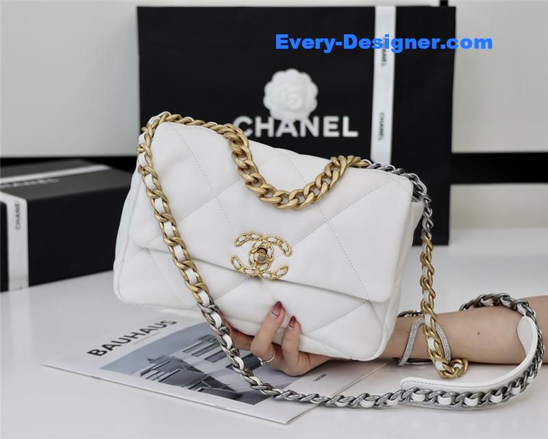 Ch**el 19 bag white
