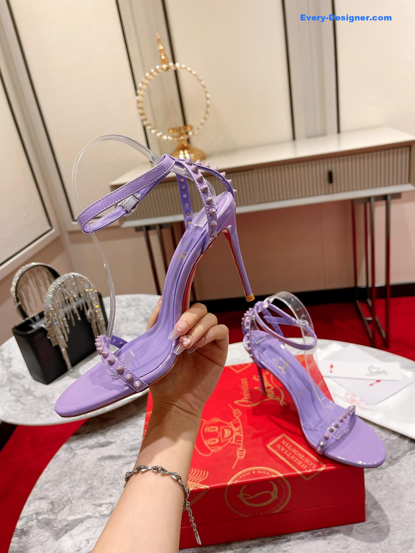 Chr1st1an louboutin spiked strappy sandals