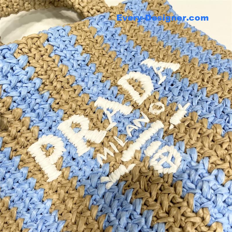 Pra*a raffia tote bag