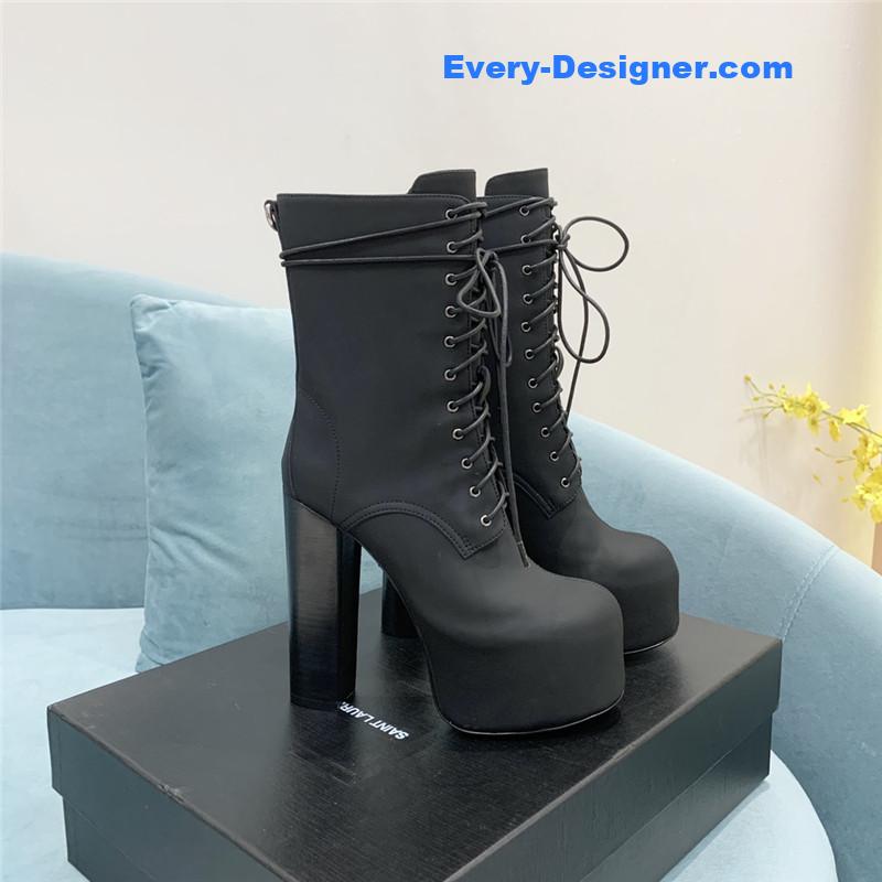 Y51 thick sole waterproof platform boots