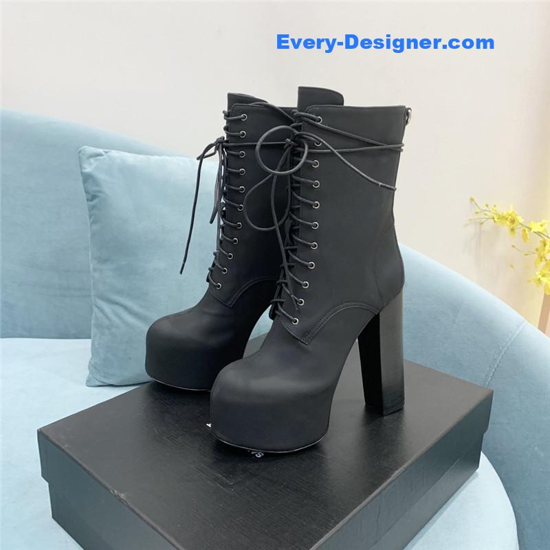 Y51 thick sole waterproof platform boots