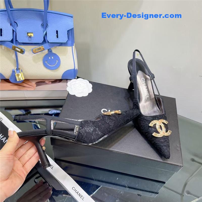cc pearl double c pendant D1am0nd shoes