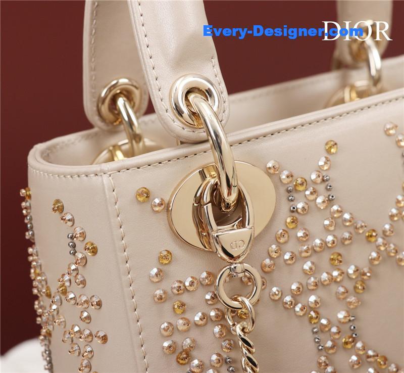 mini lady D10r beaded bag