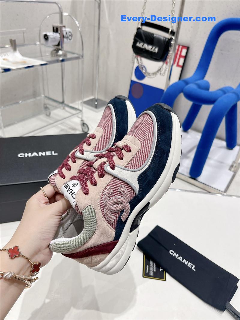 Ch**el logo casual sneakers womens