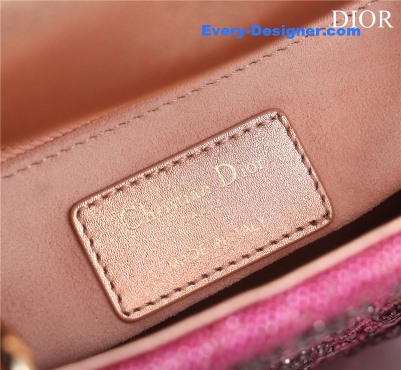 mini lady D10r beaded bag