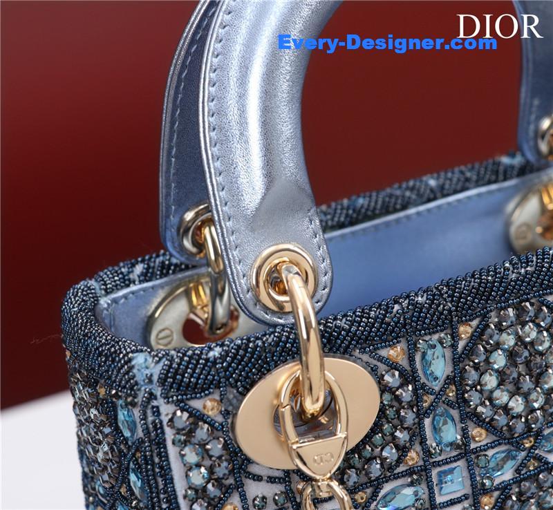 mini lady D10r beaded bag