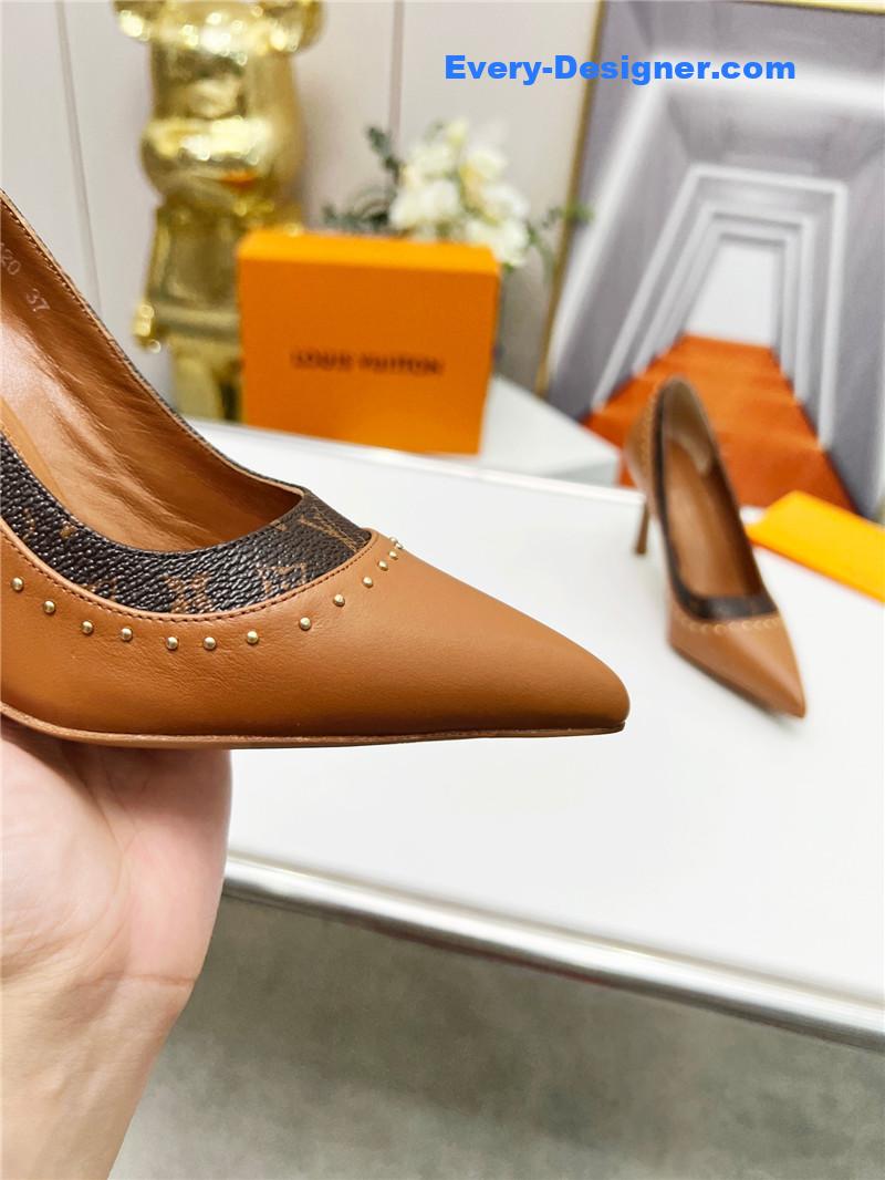 l0vis Vvtt0n lv logo leather shoes