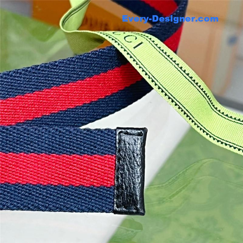Gvc*1 webbing belt with rectangular buckle