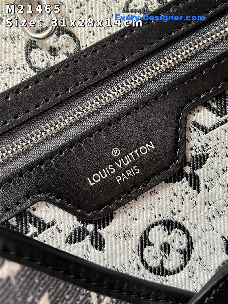 l0vis Vvtt0n neverfull pm denim shopping bag