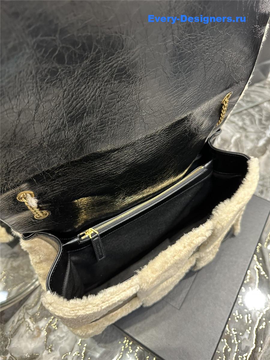 yves Sa1nt Lau*nt jamie lambswool bag