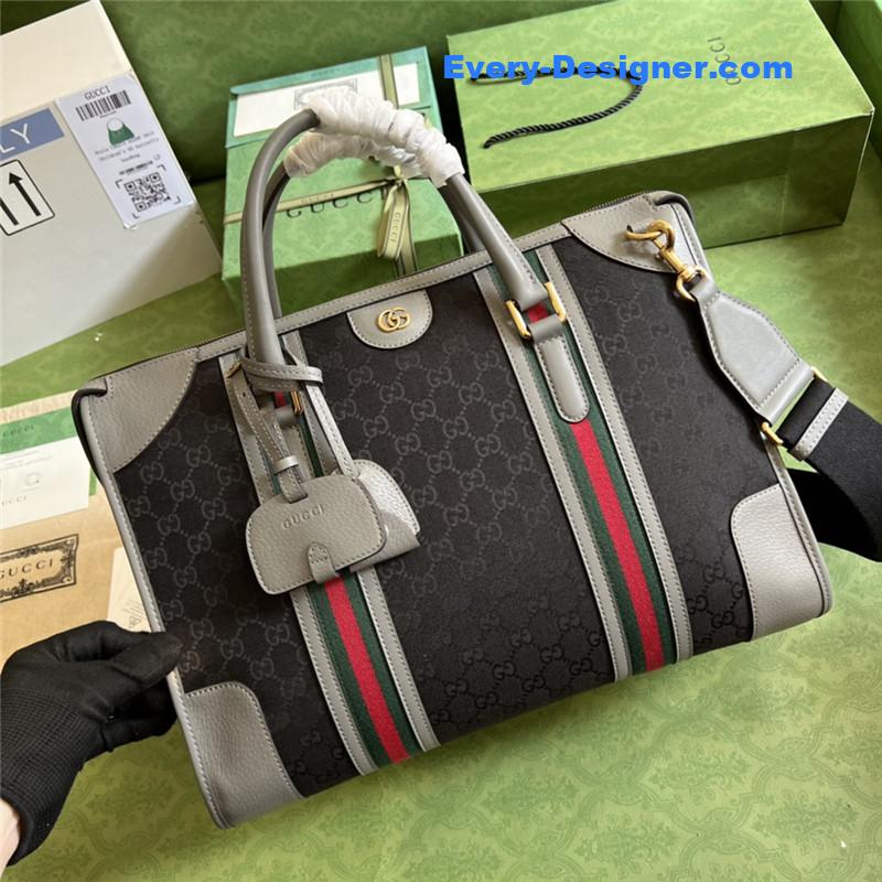 Gvc*1 striped web tote