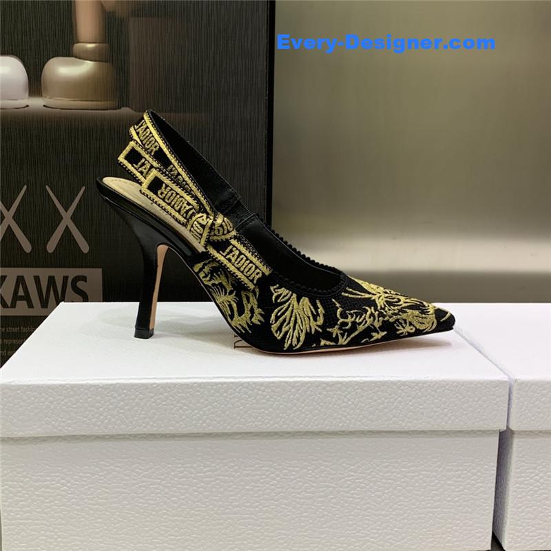 D10r high heel bowknot color matching women’s shoes