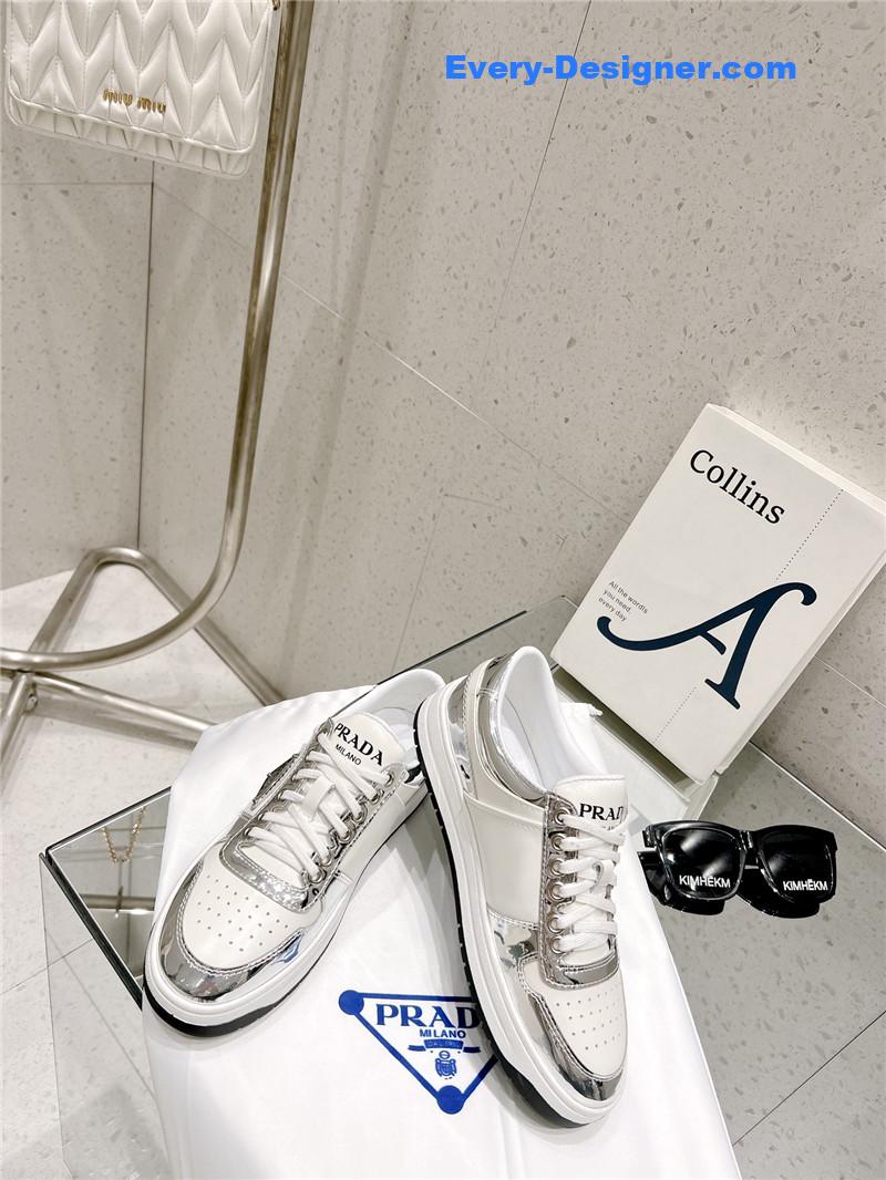 Pra*a leather sneakers