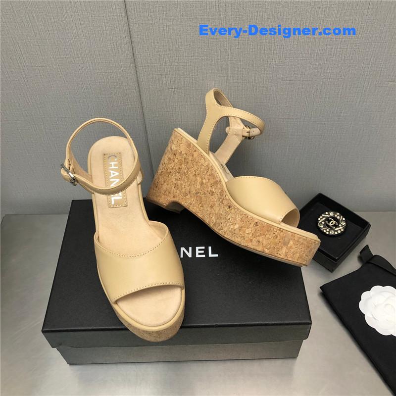 CC fish mouth stiletto sandals