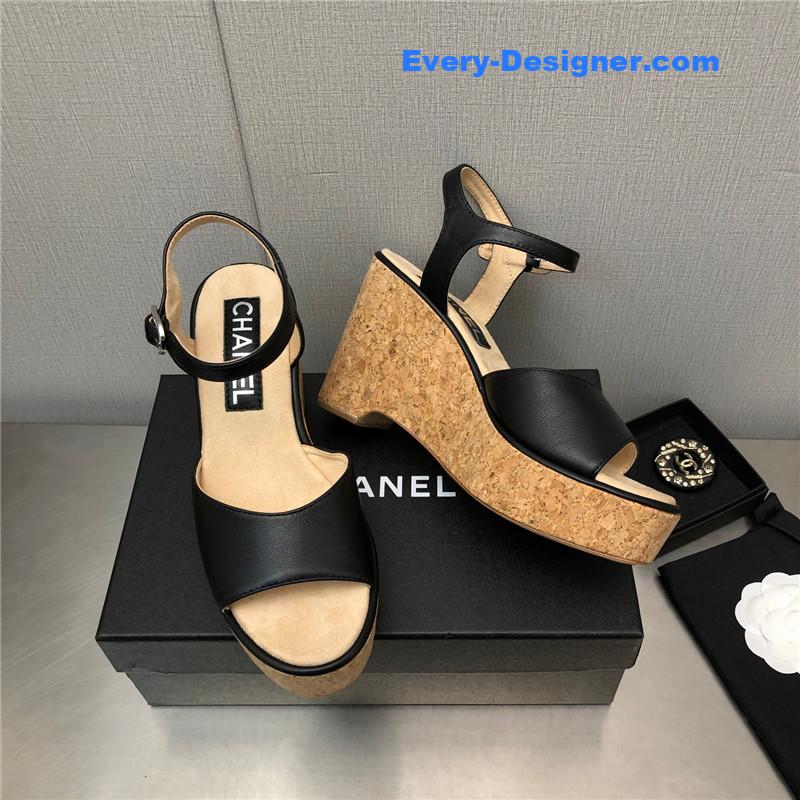 CC fish mouth stiletto sandals