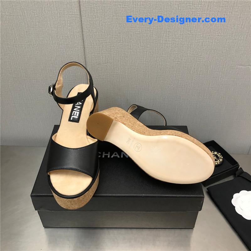 CC fish mouth stiletto sandals