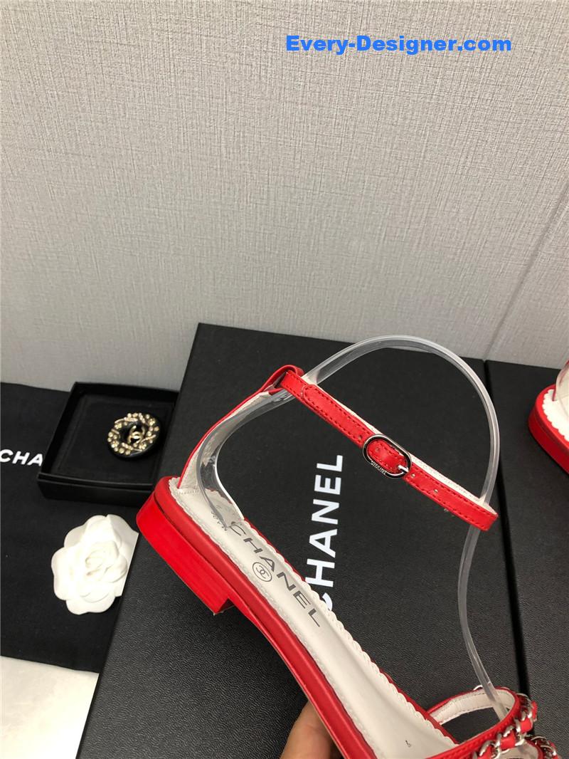 CC new chain flat sandals