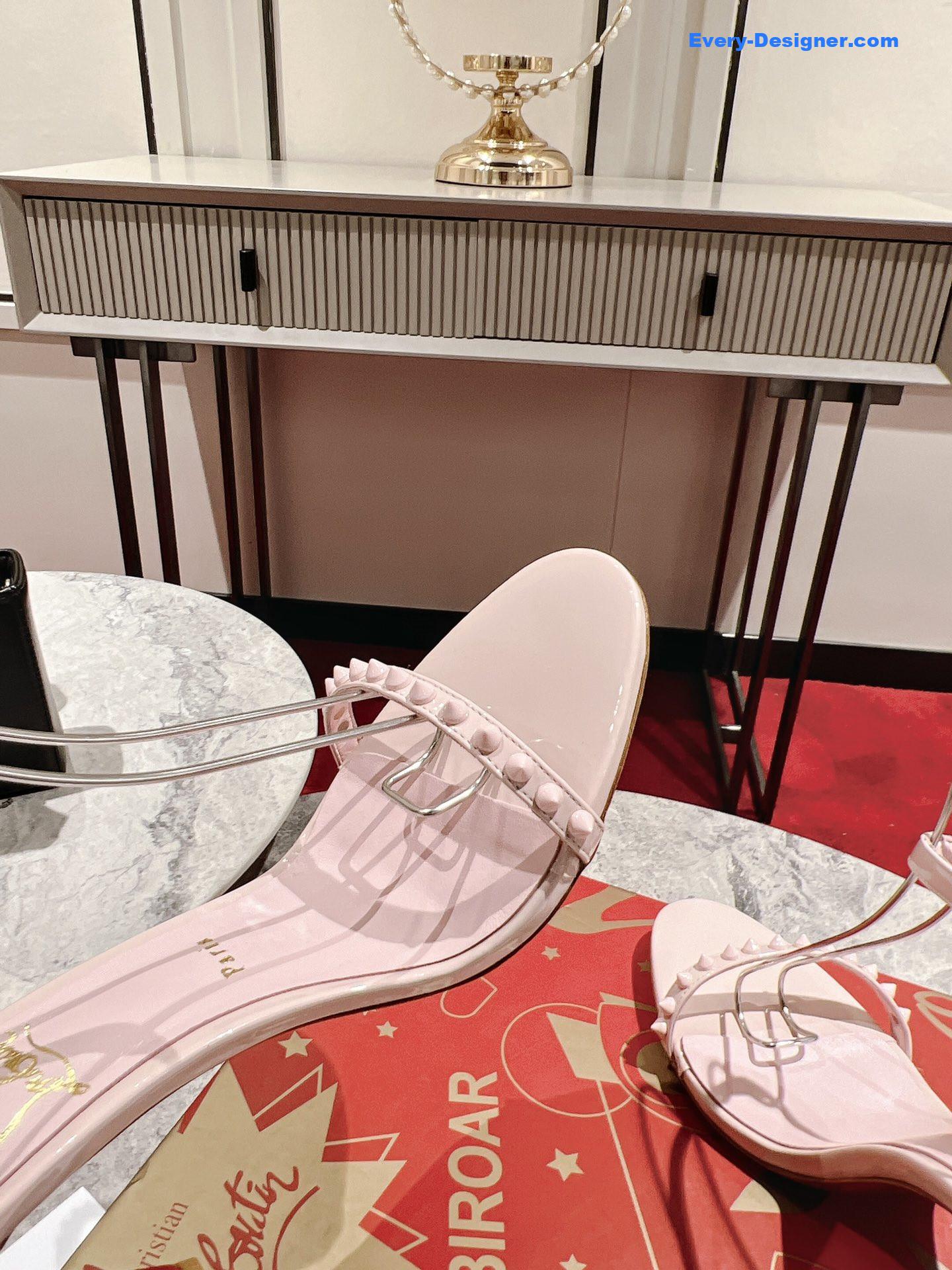Chr1st1an louboutin spiked strappy sandals