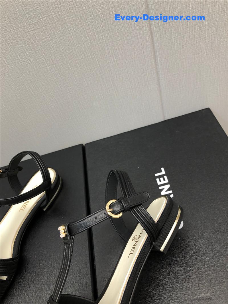 CC new C buckle rhinestone high heels