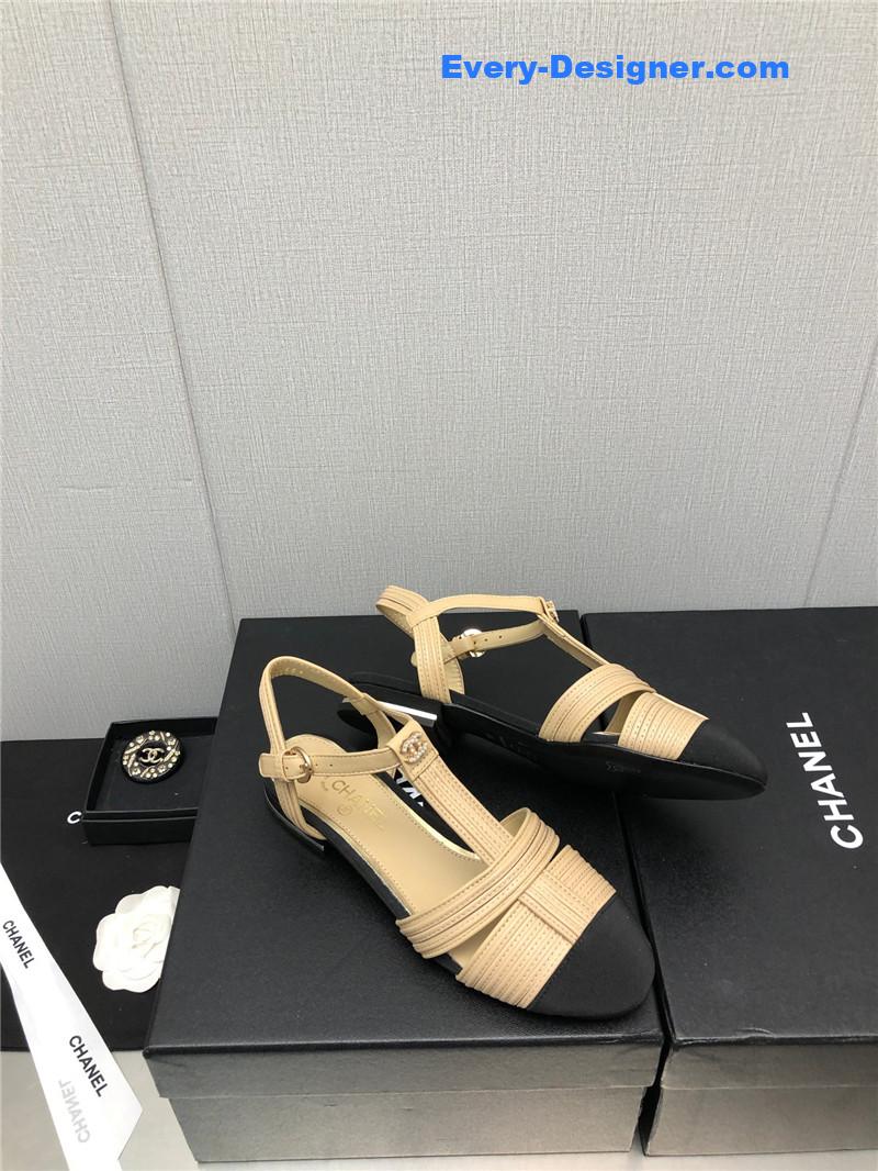 CC new C buckle rhinestone high heels