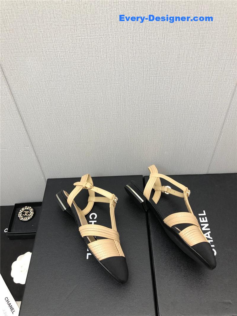 CC new C buckle rhinestone high heels