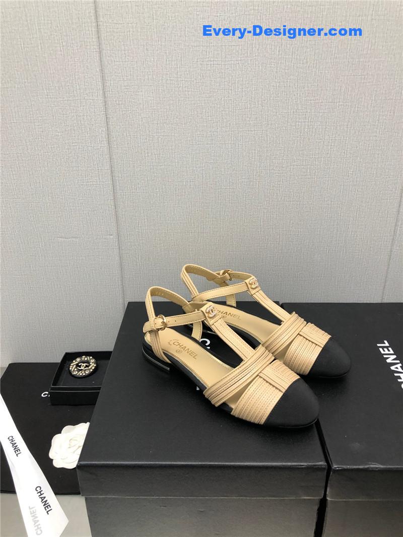 CC new C buckle rhinestone high heels