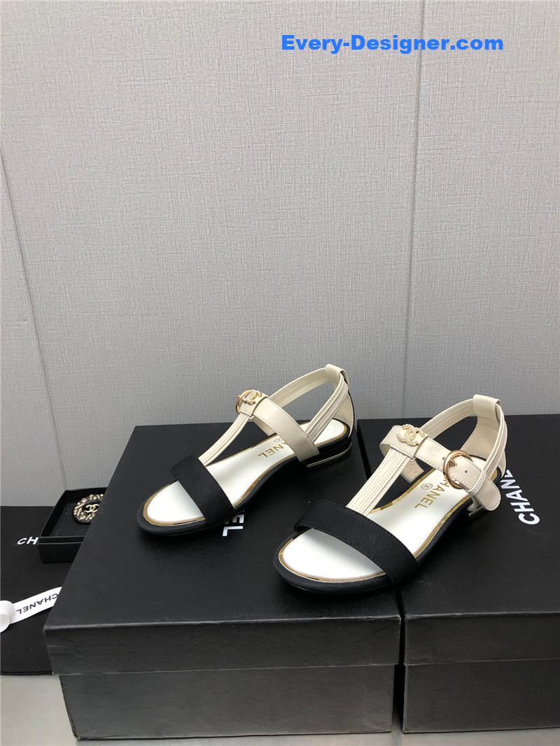 CC new C buckle rhinestone high heels