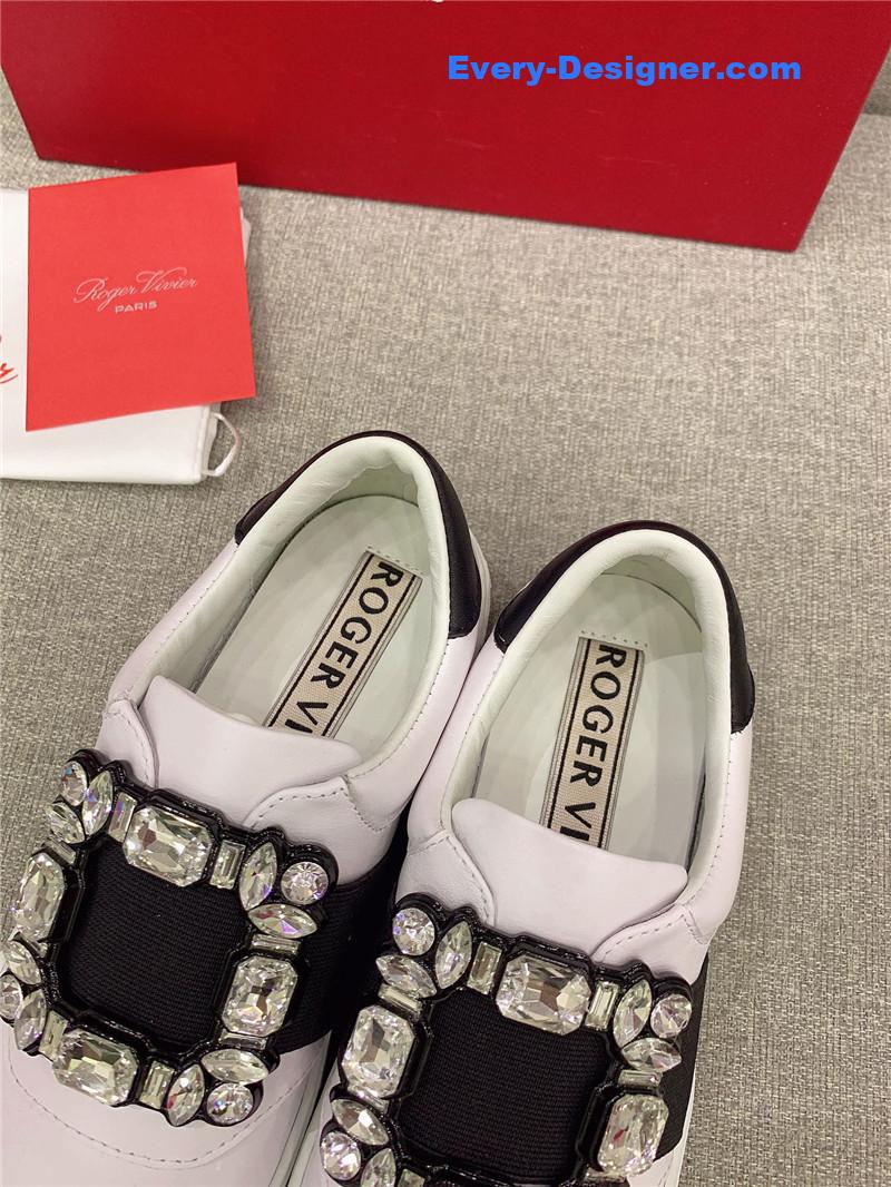roger u1u1er new d1am0nd buckle casual shoes