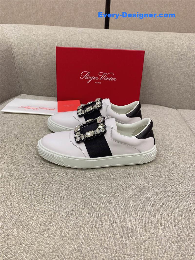 roger u1u1er new d1am0nd buckle casual shoes