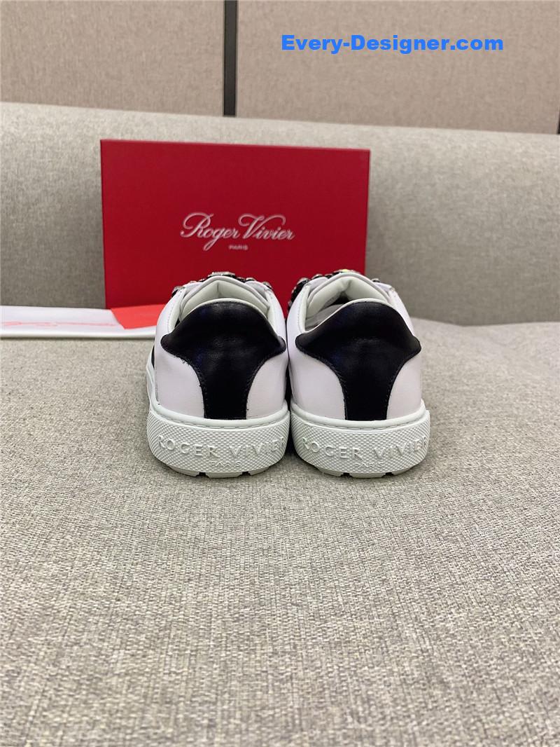 roger u1u1er new d1am0nd buckle casual shoes