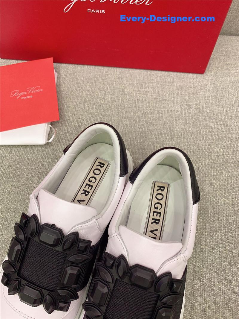 roger u1u1er new d1am0nd buckle casual shoes