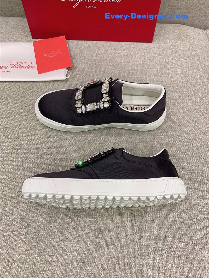 roger u1u1er new d1am0nd buckle casual shoes