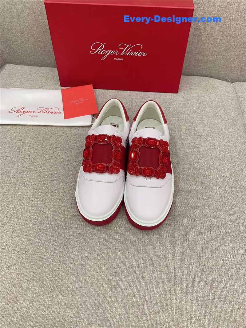 roger u1u1er new d1am0nd buckle casual shoes