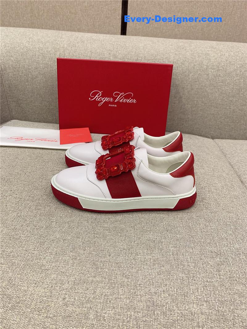 roger u1u1er new d1am0nd buckle casual shoes