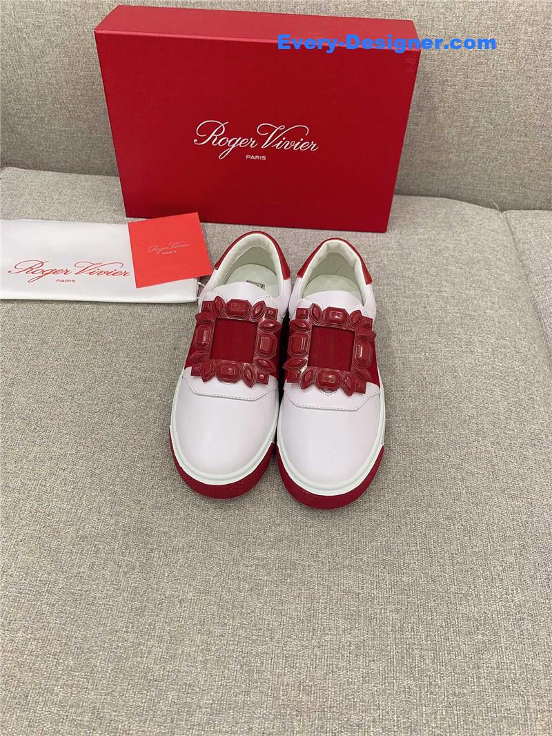 roger u1u1er new d1am0nd buckle casual shoes
