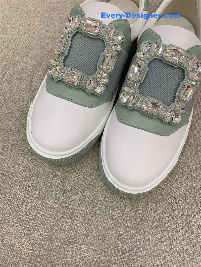 roger u1u1er new d1am0nd buckle casual shoes