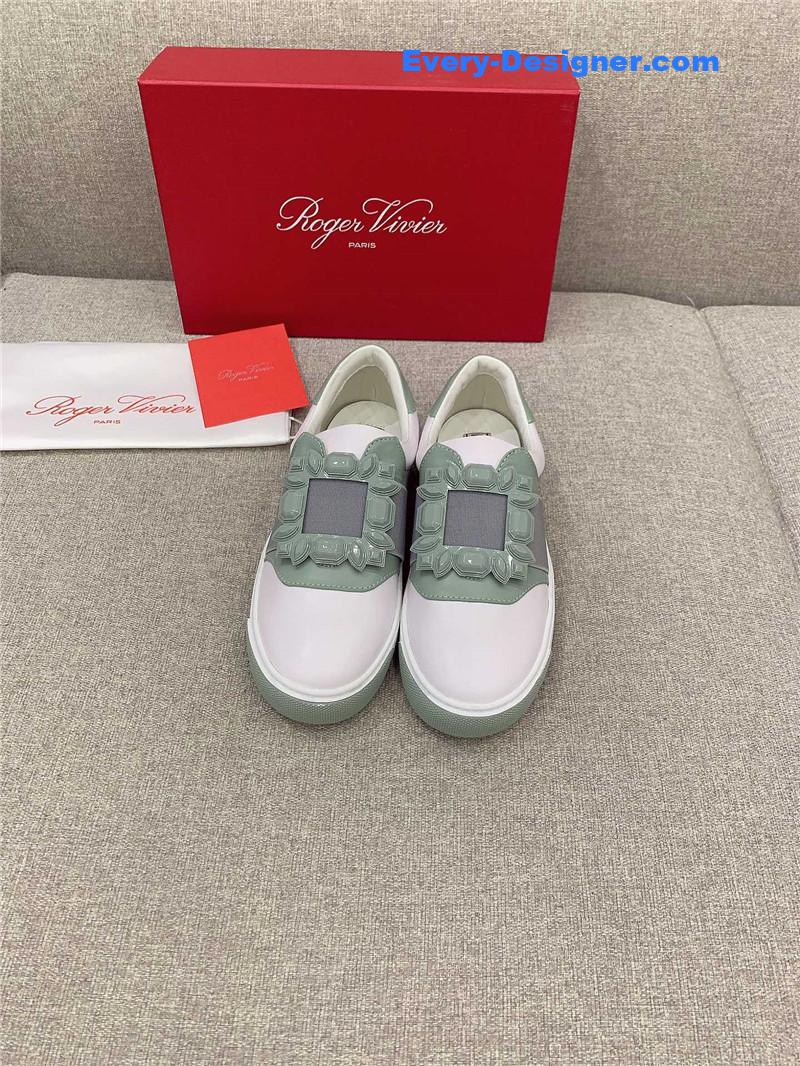 roger u1u1er new d1am0nd buckle casual shoes