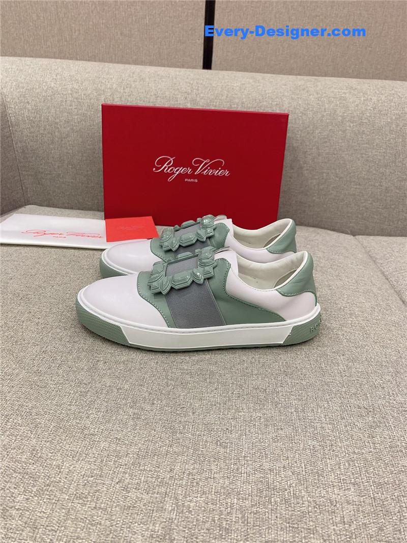 roger u1u1er new d1am0nd buckle casual shoes