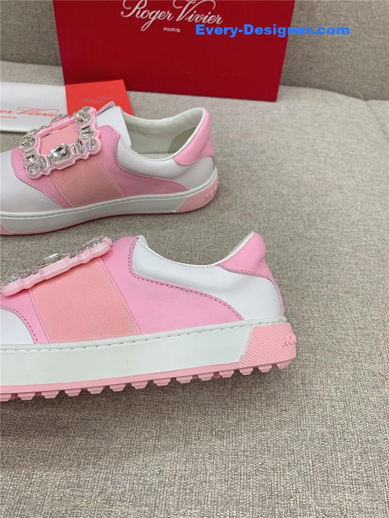 roger u1u1er new d1am0nd buckle casual shoes