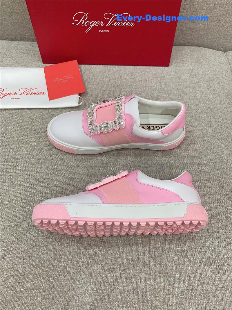 roger u1u1er new d1am0nd buckle casual shoes