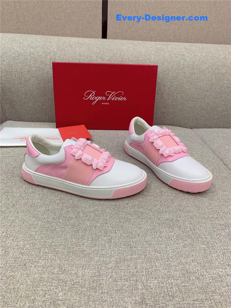 roger u1u1er new d1am0nd buckle casual shoes