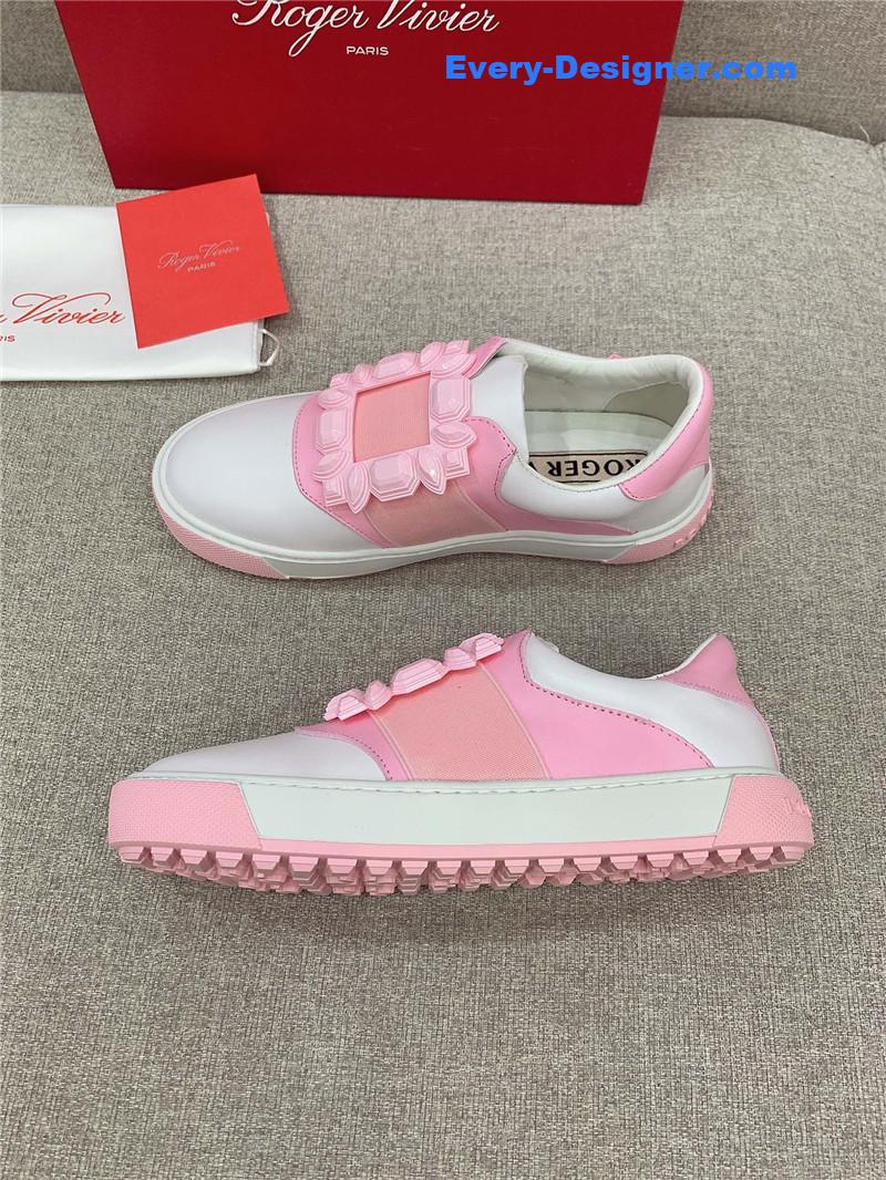 roger u1u1er new d1am0nd buckle casual shoes