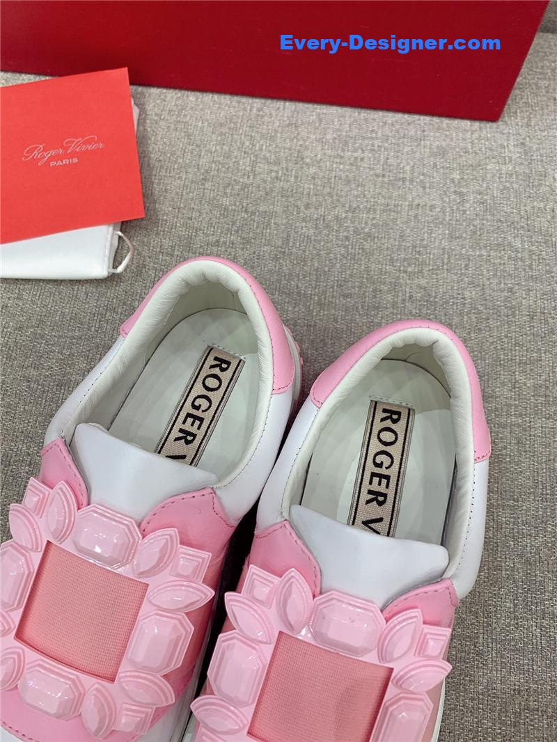 roger u1u1er new d1am0nd buckle casual shoes